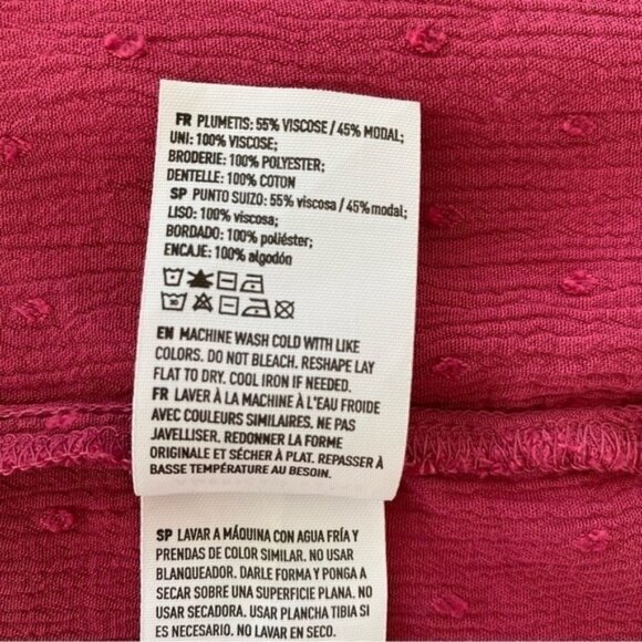 American Eagle v-neck  top with dropped sleeves, empire waisted, loose & flowy - Picture 12 of 12